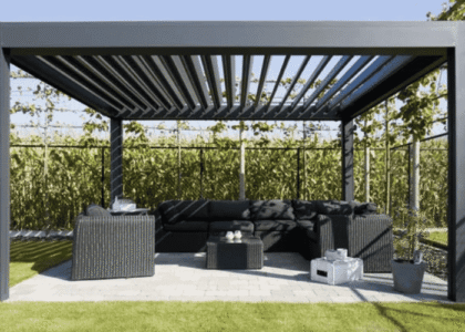 aluminium pergola