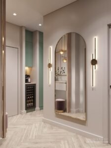 large wall mirror