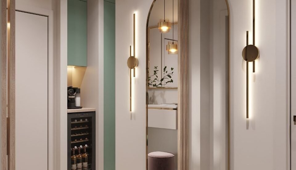 large wall mirror