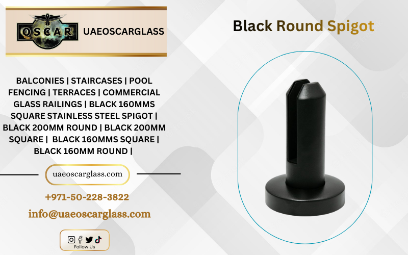 Black Round Spigot