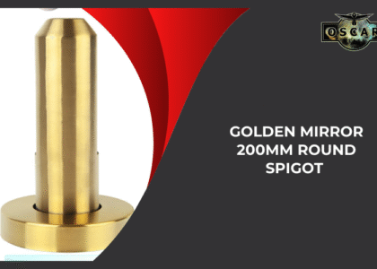 Golden Mirror 200mm Round Spigot