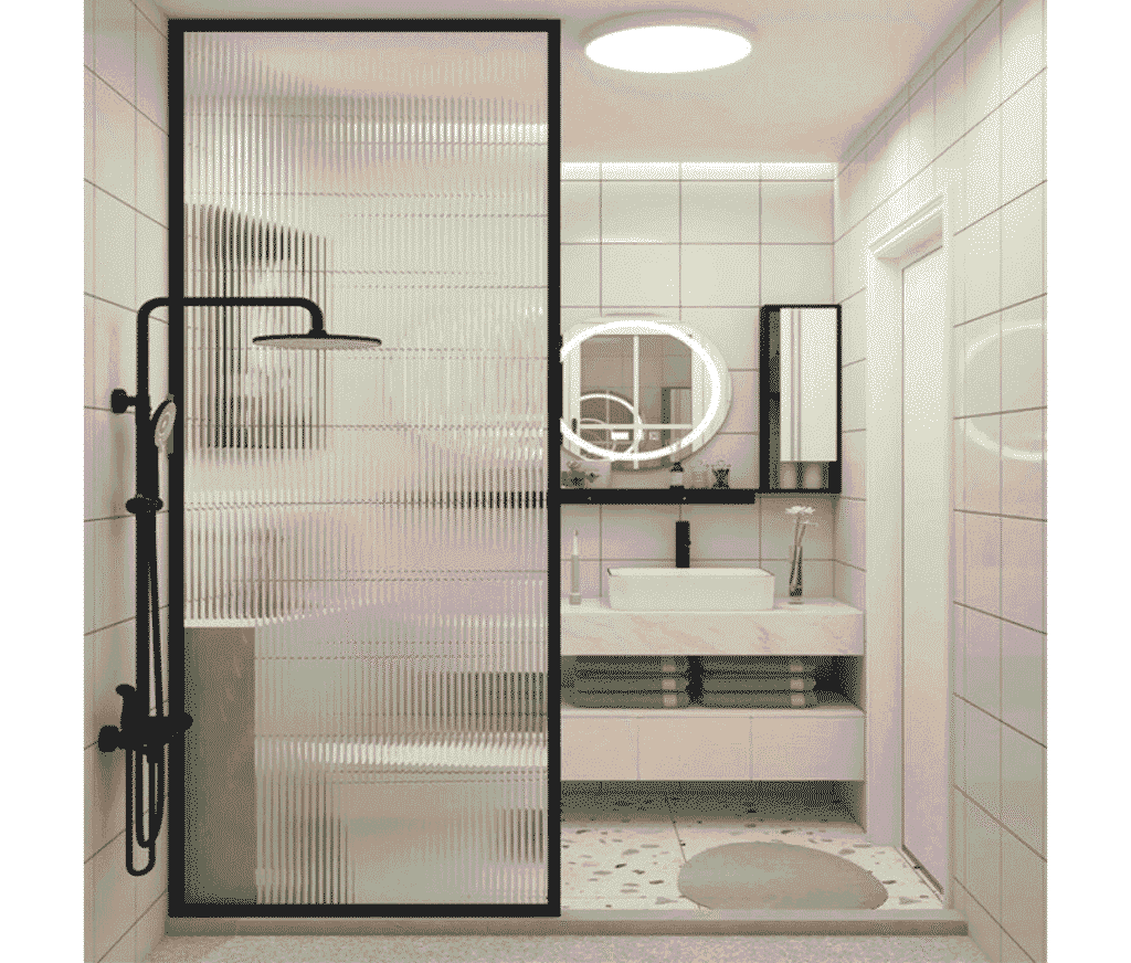 Shower Glass Partition in Dubai