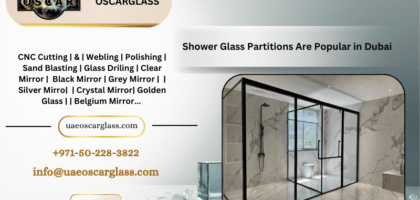 Shower Glass Partition in Dubai