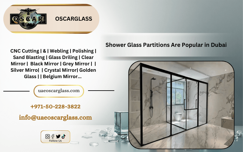 Shower Glass Partition in Dubai