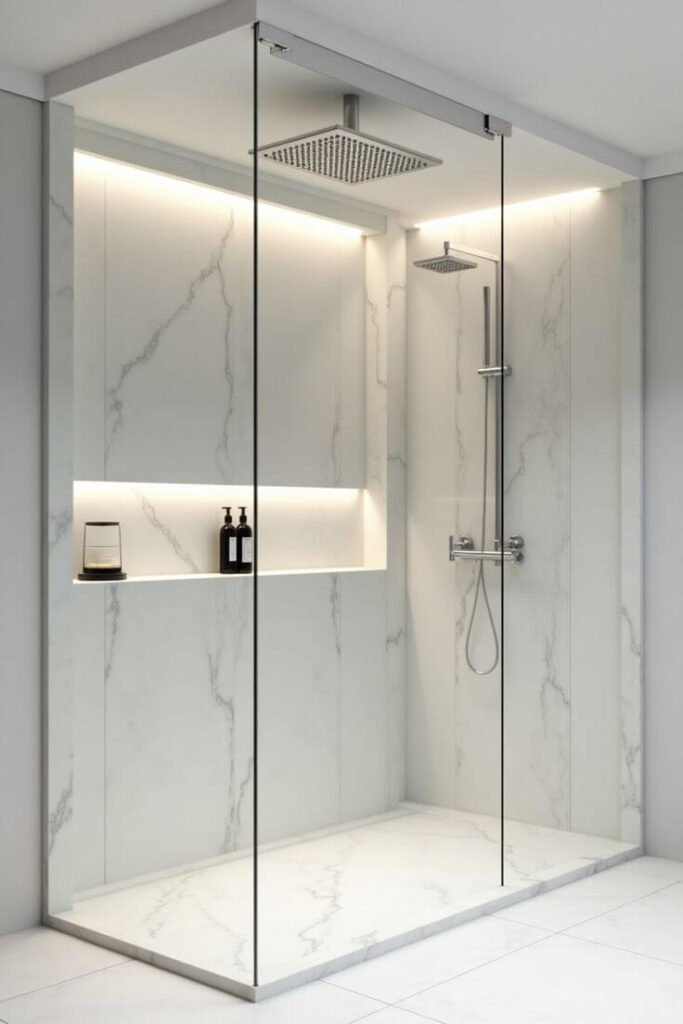 Shower Glass Installation