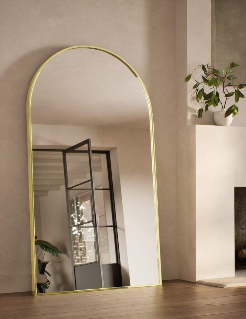 Arch Mirror Gold Frame