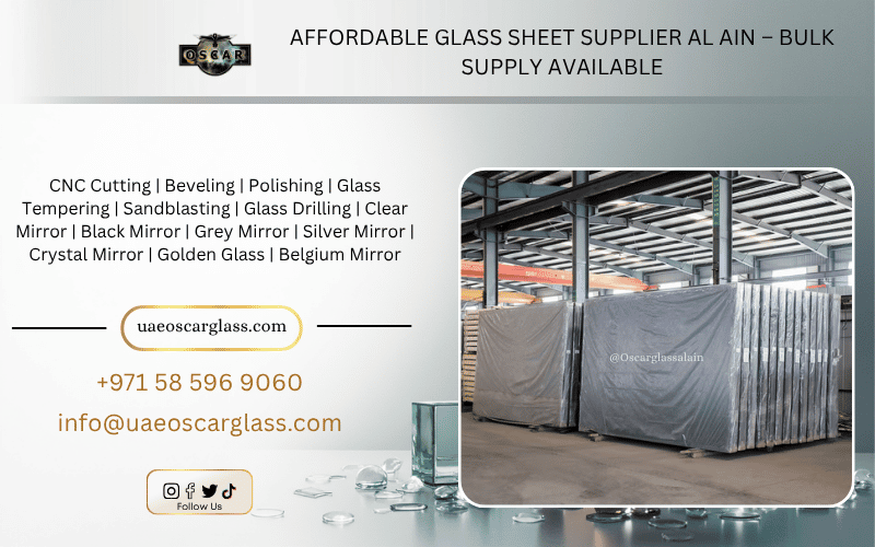 Glass Sheet Supplier Al Ain