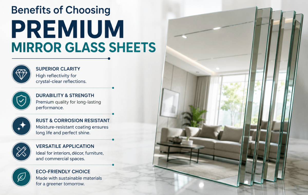 Mirror Glass Sheets Al Ain Supplier