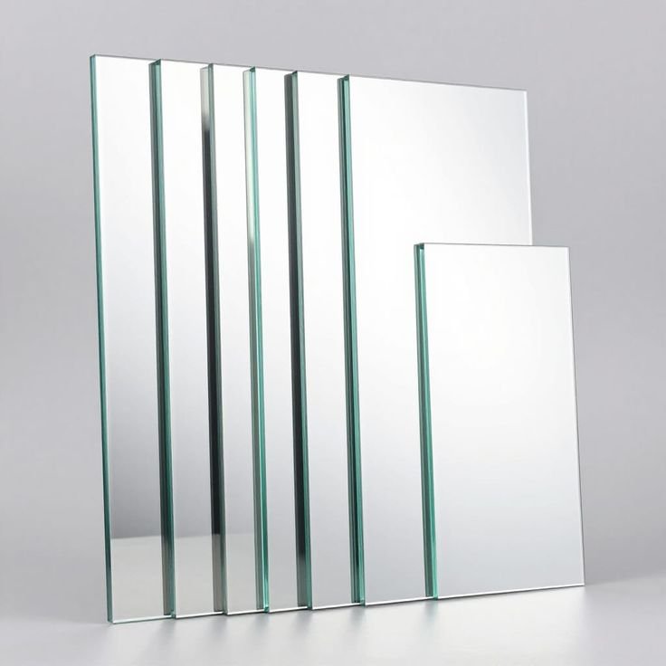 Silver Mirror Glass Sheets UAE