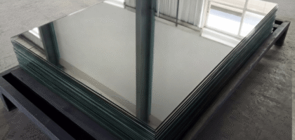 Silver Mirror Glass Sheets UAE