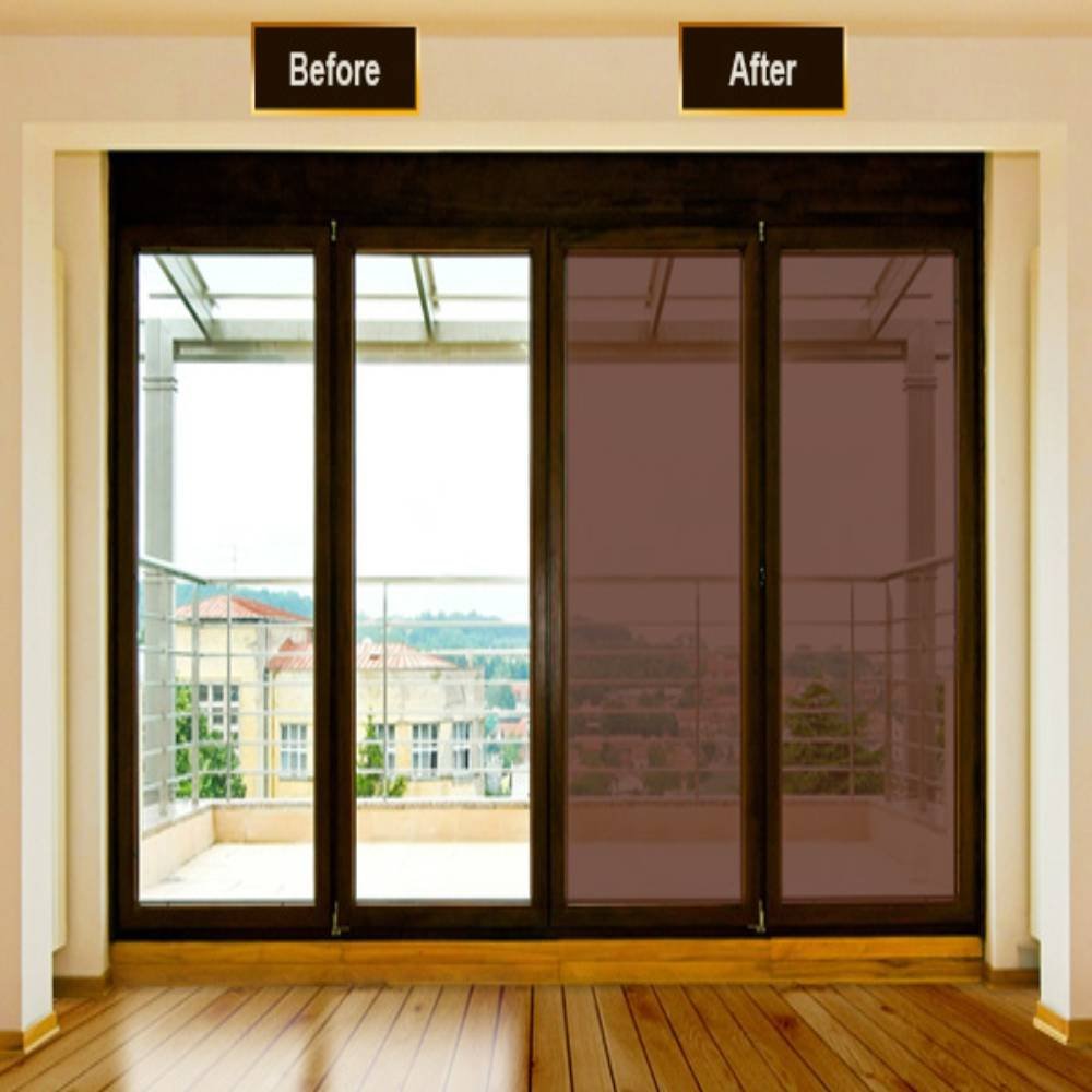 Bronze Reflective Glass Sheet UAE