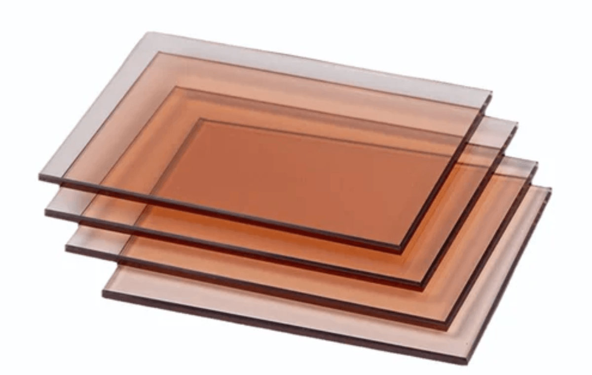 Bronze Reflective Glass Sheet UAE