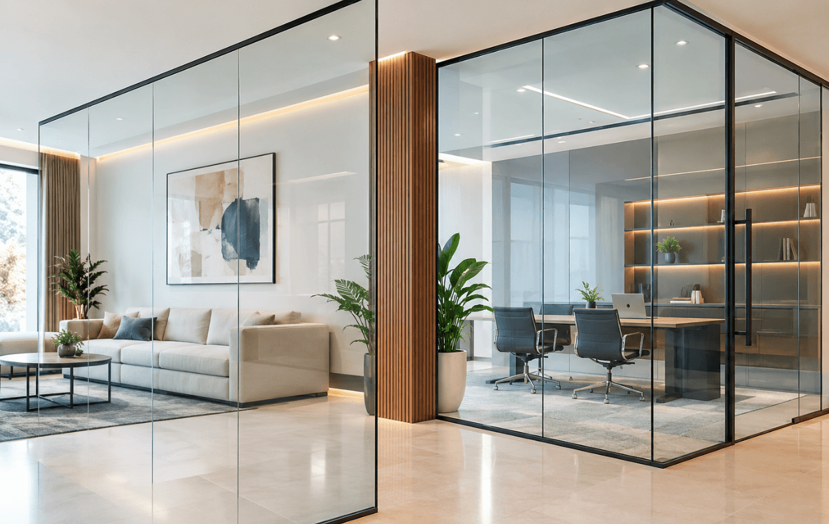 Modern Glass Wall Panels UAE