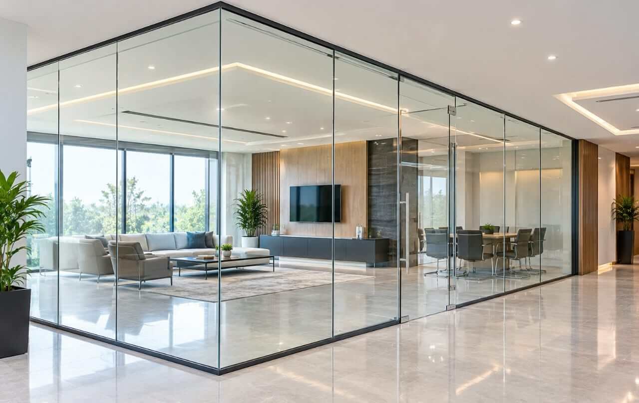 Modern Glass Wall Panels UAE